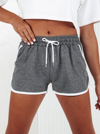 Tmavosivé dámske šortky TOP SPORT