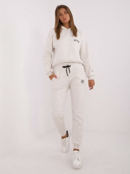 Béžová melírovaná tepláková súprava