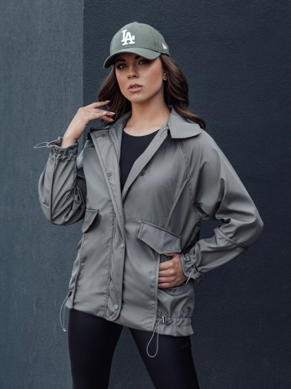 Tmavosivá prechodná dámska bunda ORLANDO