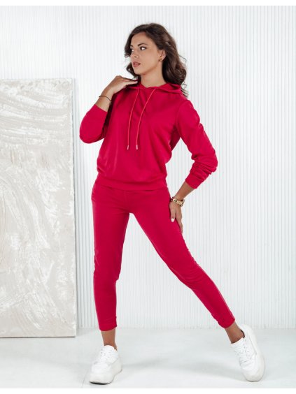 Tmavoružová dámska tepláková súprava MIGEL