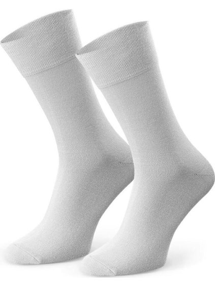 Svetlosivé pánske bambusové ponožky Art. 086