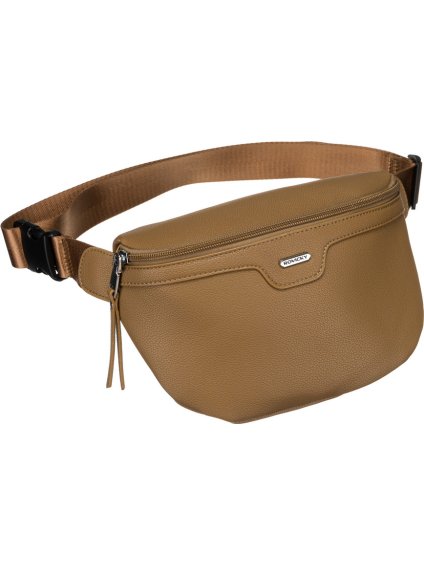 Rovicky béžová elegantná ľadvinka z ekologickej kože