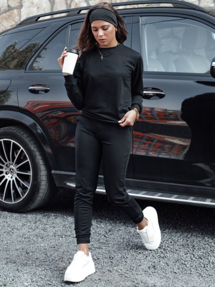 Čierna dámska tepláková súprava MILIAN