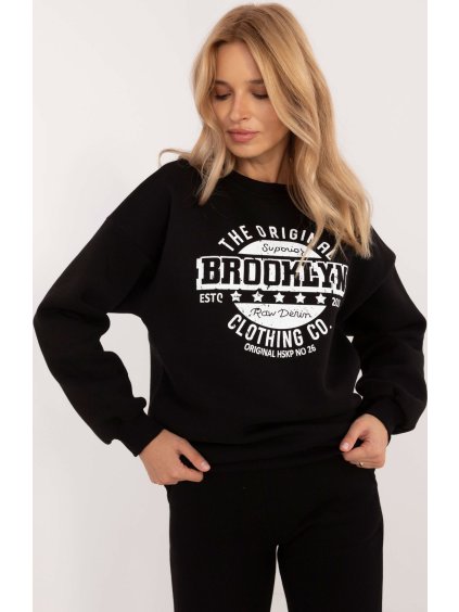 Čierna dámska mikina BROOKLYN