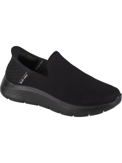 Čierne pánske tenisky Skechers Slip-Ins: Go Walk Flex - No Hands (Veľkosť 42)