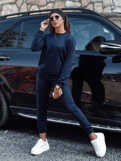 Tmavomodrá dámska tepláková súprava MILIAN