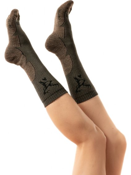 Lovecké khaki ponožky pre ženy aj mužov