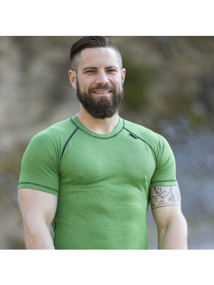 Zelené pánske termo tričko