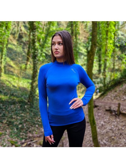 Dámske modré termo tričko