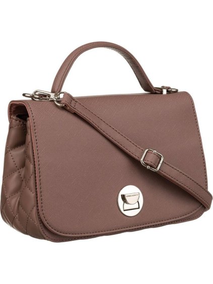 David Jones béžová crossbody kabelka s prešívanými bočnými stranami