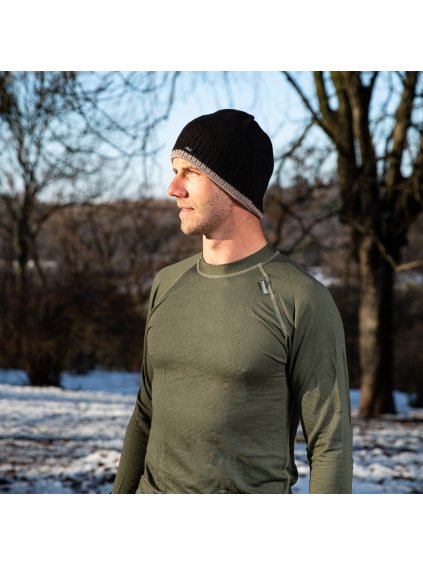 Pánske khaki termo tričko (Veľkosť S)