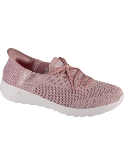 Ružové dámske tenisky Skechers Slip-Ins: Go Walk Joy - Abby