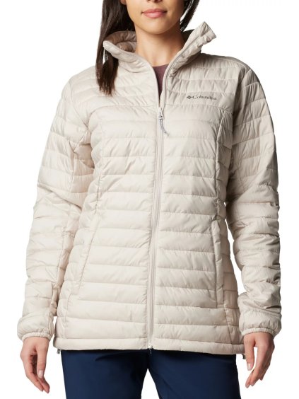 Smotanová dámska prešívaná bunda Columbia Silver Falls II Full Zip Jacket