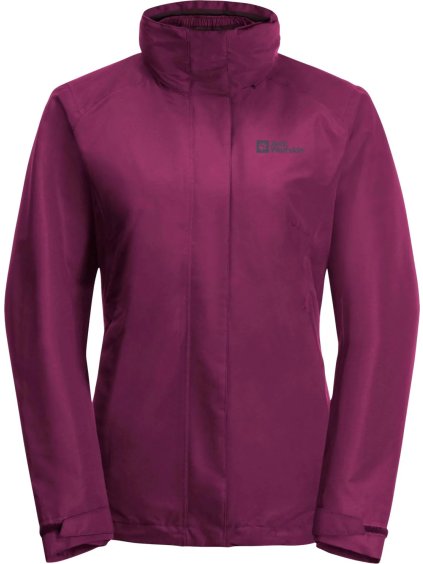 Fuchsiová dámska bunda 3v1 Jack Wolfskin Geisshorn 3in1 Jkt W