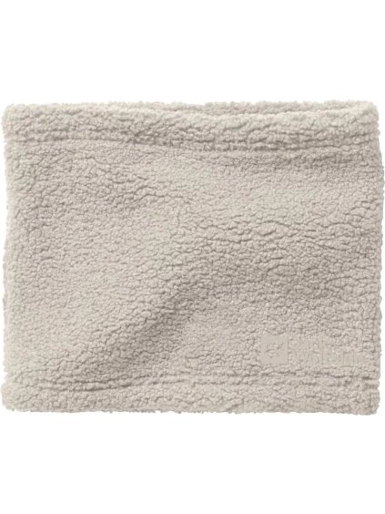 Smotanový dámsky nákrčník Jack Wolfskin High Curl Loop Scarf