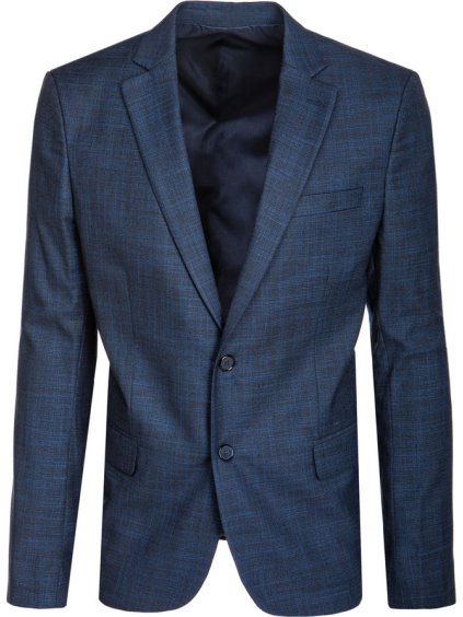 Tmavomodré pánske ležérne sako