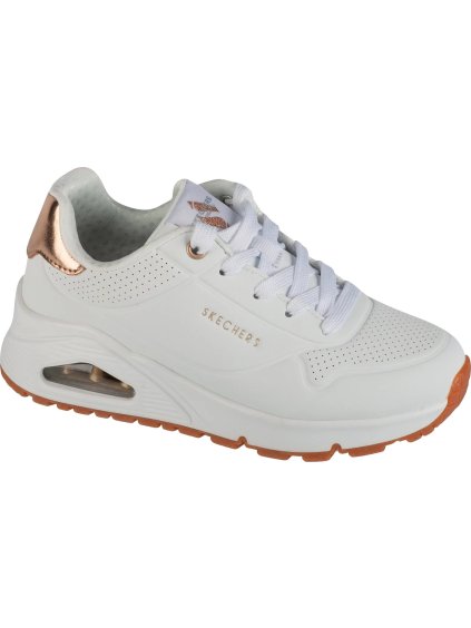 Biele dievčenské tenisky Skechers Uno Gen1 - Shimmer Away