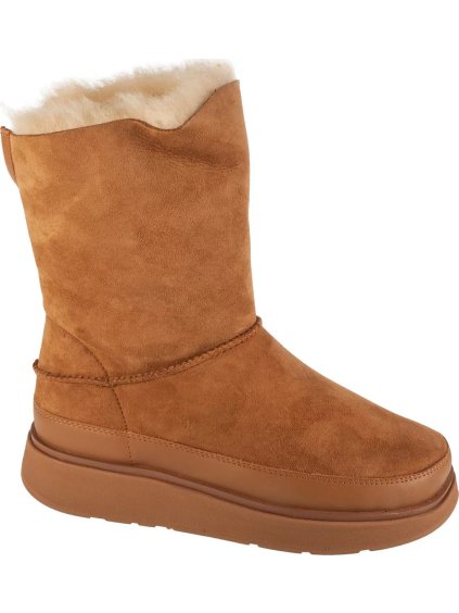 Hnedé dámske snehule FitFlop Gen-ff Short