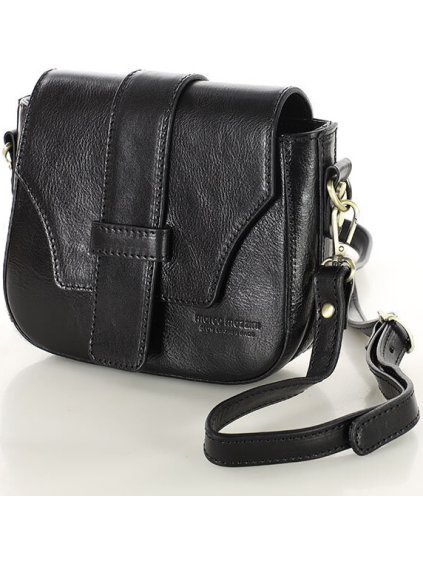 MAZZINI Čierna crossbody kabelka