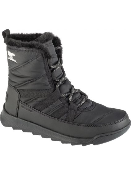 Čierne dámske snehule Sorel Whitney II Plus Lace WP