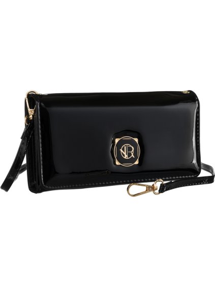 Rovicky Čierna mini kabelka s vreckom na telefón