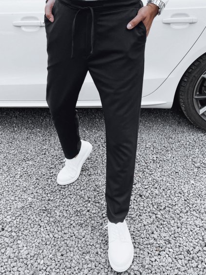 Pánske čierne nohavice