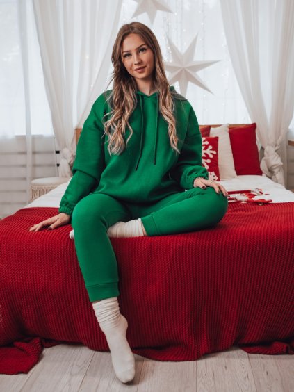 Zelená dámska tepláková súprava KSENIIA PREMIUM