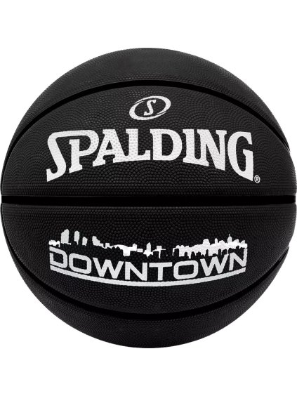 Čierna basketbalová lopta Spalding Downtown Ball