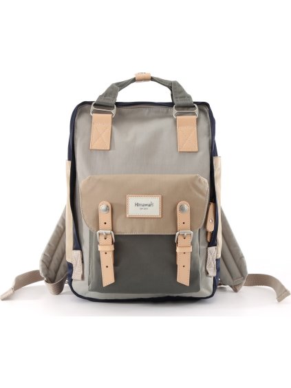 Tmavosivo-modrý priestranný, mestský batoh s priehradkou pre notebook - Himawari