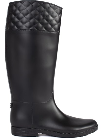 Čierne matné dámske vysoké čižmy