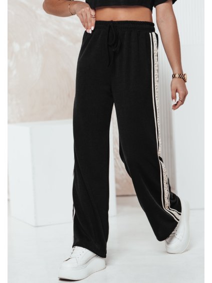 Čierne dámske voľné tepláky VIBEBEX