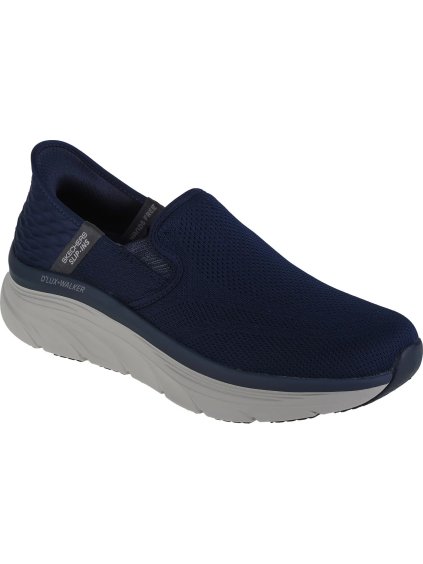 Tmavomodré pánske tenisky Skechers D'Lux Walker-Orford Slip-ins