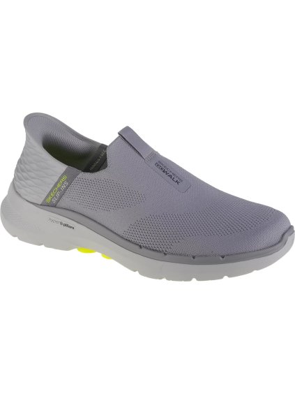 Sivé pánske tenisky Skechers Go Walk 6 - Easy On