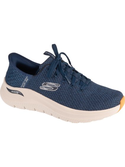 Tmavomodré pánske tenisky Skechers Slip-ins: Arch Fit 2.0 - Look Ahead