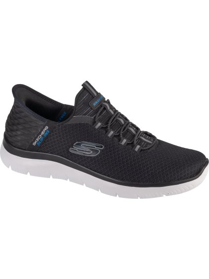 Čierne pánske tenisky Skechers Slip-Ins Summits - High Range (Veľkosť 41)