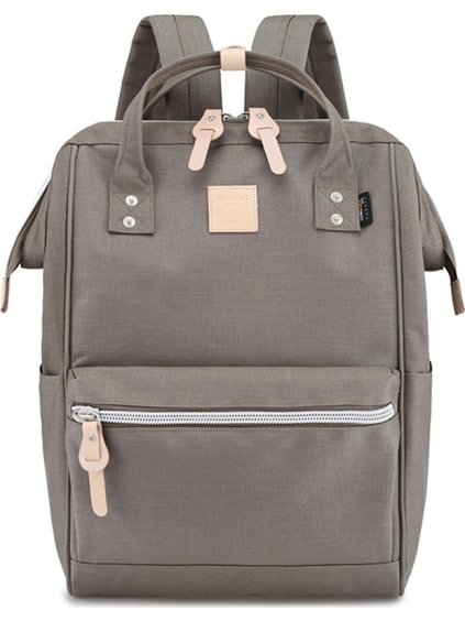 Himawari Vodeodolný sivý dámsky priestranný batoh