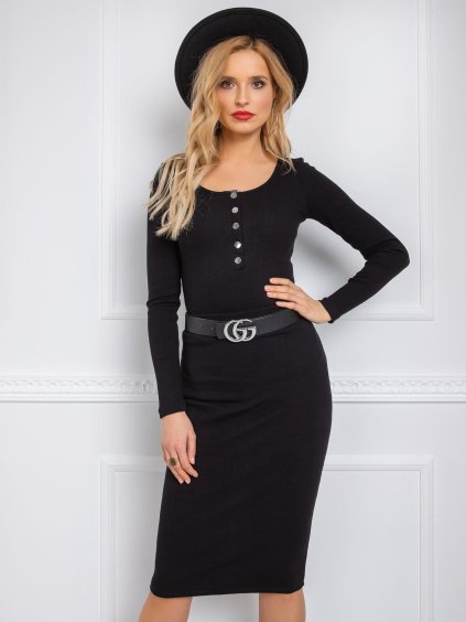 Čierna dámska sukňa