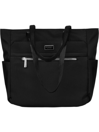 Peterson Praktická čierna shopper kabelka