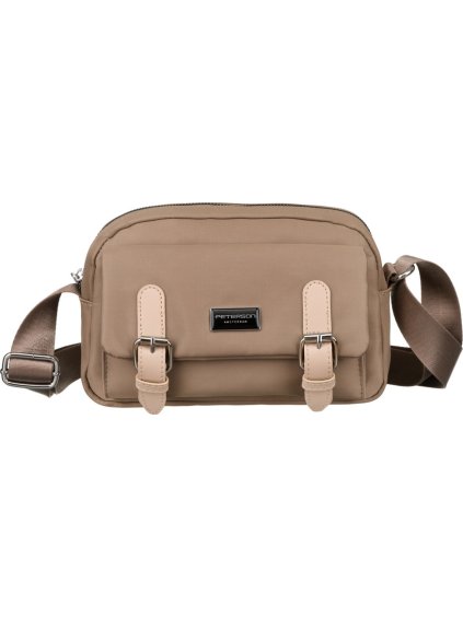 Peterson Malá béžová dámska kabelka cez rameno