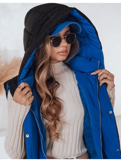 Čierna dámska prešívaná vesta s kapucňou