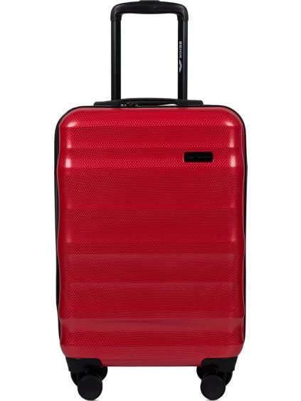 Červený cestovný kufor WINGS VULTURE veľ. S