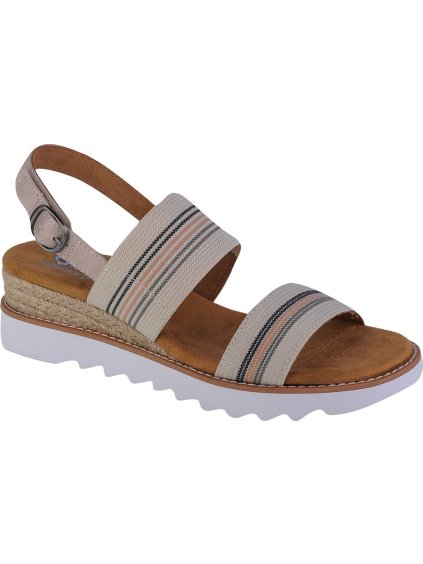 Béžové dámske sandále Skechers Desert Kiss Hi - Tea Time