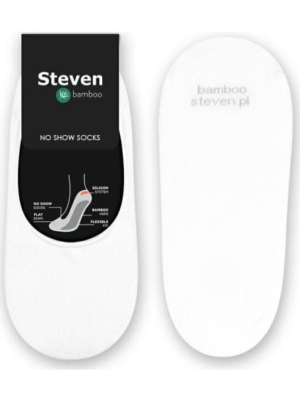 Biele nízke unisex ponožky Art.036