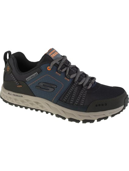 Čierno-modré pánske tenisky Skechers Escape Plan