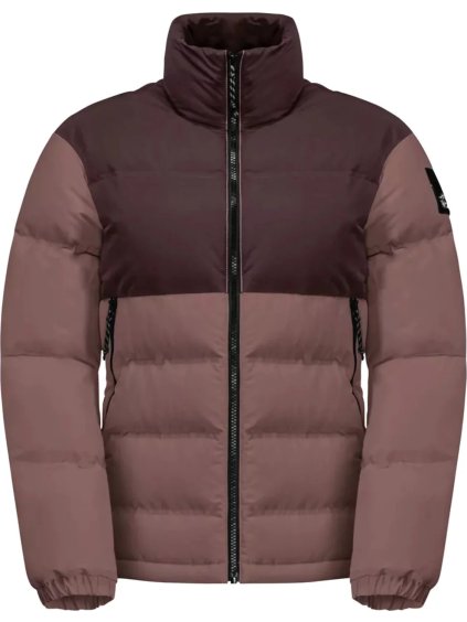 Hnedá dámska zimná prešívaná bunda Jack Wolfskin Alex Down Jkt W