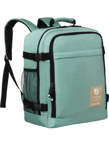 Peterson Tyrkysový priestranný cestovný batoh s USB portom