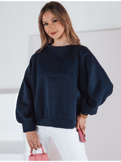 Dámska tmavomodrá mikina s nápisom COSYONE