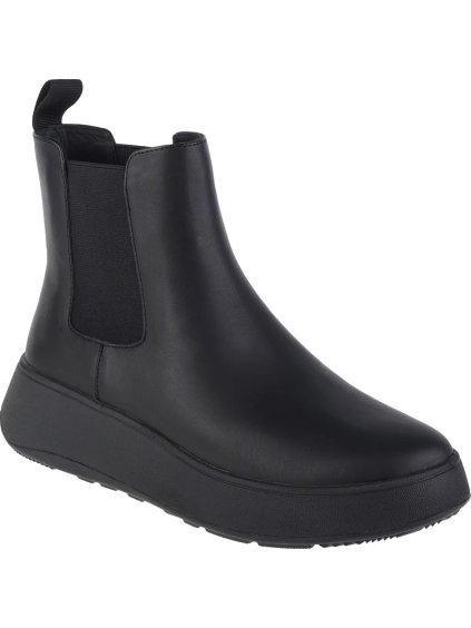 Čierne dámske chelsea topánky FitFlop F-Mode