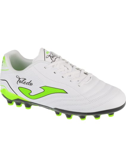 Bielo-zelené chlapčenské kopačky Joma Toledo Jr 2502 AG
