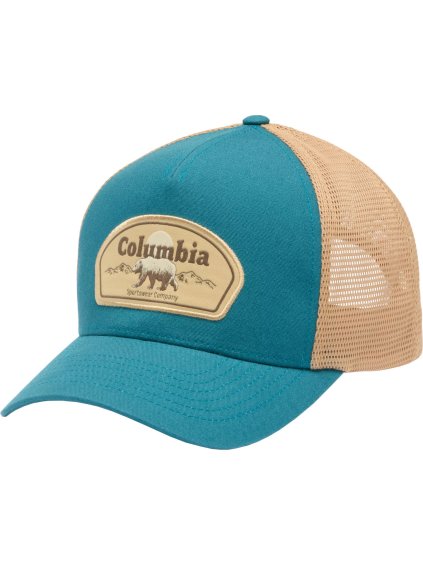 Tyrkysovo-béžová šiltovka unisex Columbia Road Ready Snap Back Hat